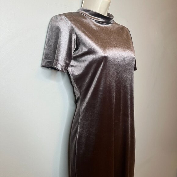 Vintage Zara Velvet Mini Dress (S) - Picture 5 of 12